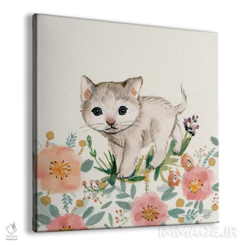 تابلو گربهٔ باغ اثر برنادت اوربانویک - نمای پرسپکتیو محصول