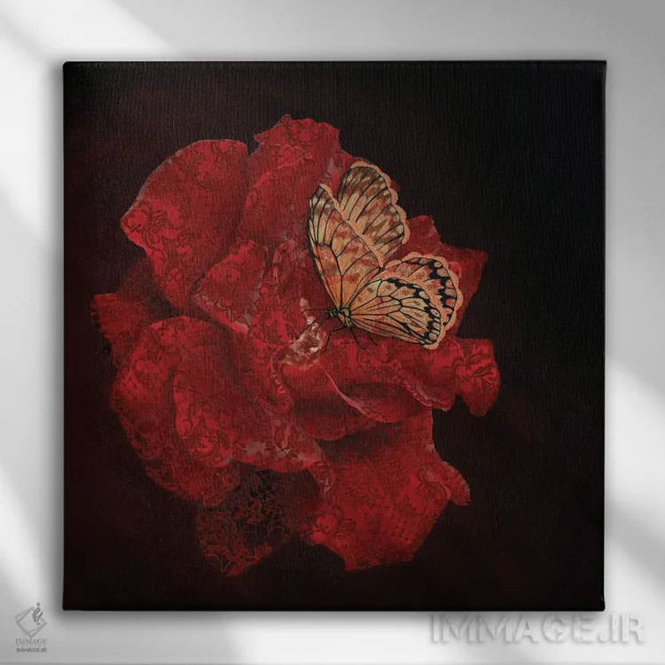 تابلو توری اثر بابت ون دن برگ - نمای روبهرو روی دیوار