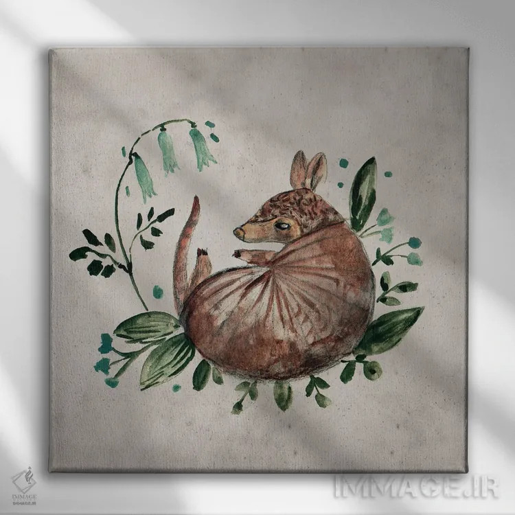 تابلو تاتو (اسم خاص؛ بدون ترجمه) اثر برنادت اوربانویک - نمای روبهرو روی دیوار