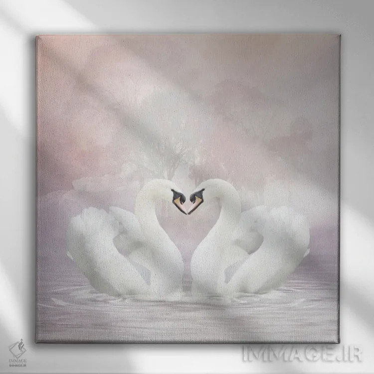 تابلو کارت عشق II (عنوان هلندی) اثر بابت ون دن برگ - نمای روبهرو روی دیوار