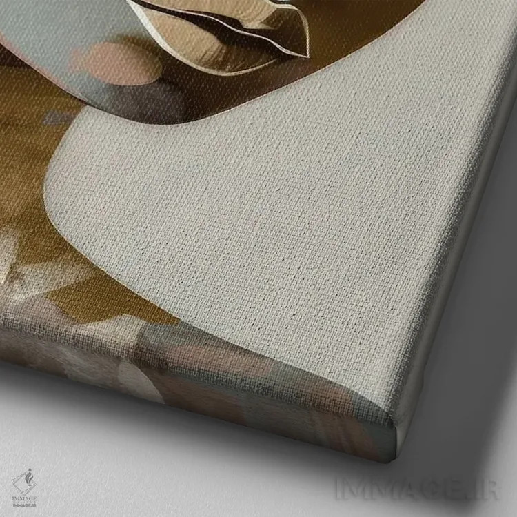 تابلو آنابل اثر بلا ایو - نمای نزدیک بافت بوم