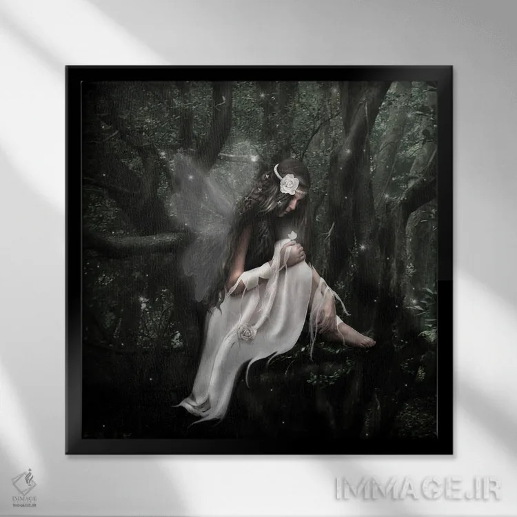 تابلو کتلین جاودانهٔ من ۲۰۱۵ اثر بابت ون دن برگ - نمای قابدار مشکی