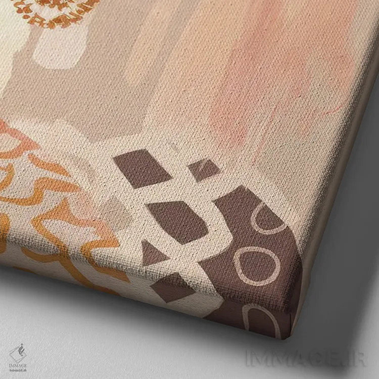 تابلو آمارا اثر بلا ایو - نمای نزدیک بافت بوم