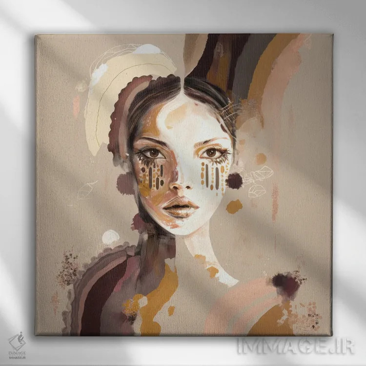 تابلو کیارا اثر بلا ایو - نمای روبهرو روی دیوار