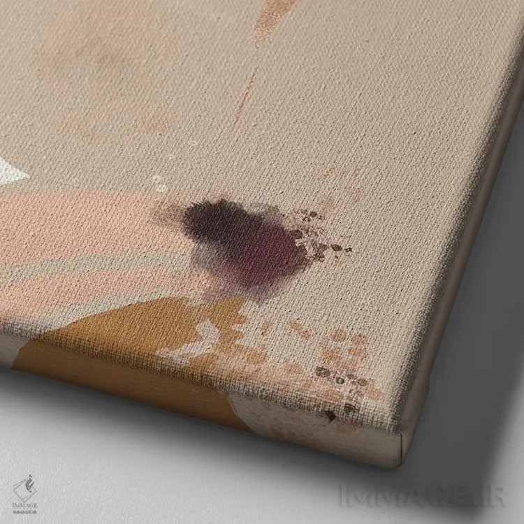 تابلو کیارا اثر بلا ایو - نمای نزدیک بافت بوم