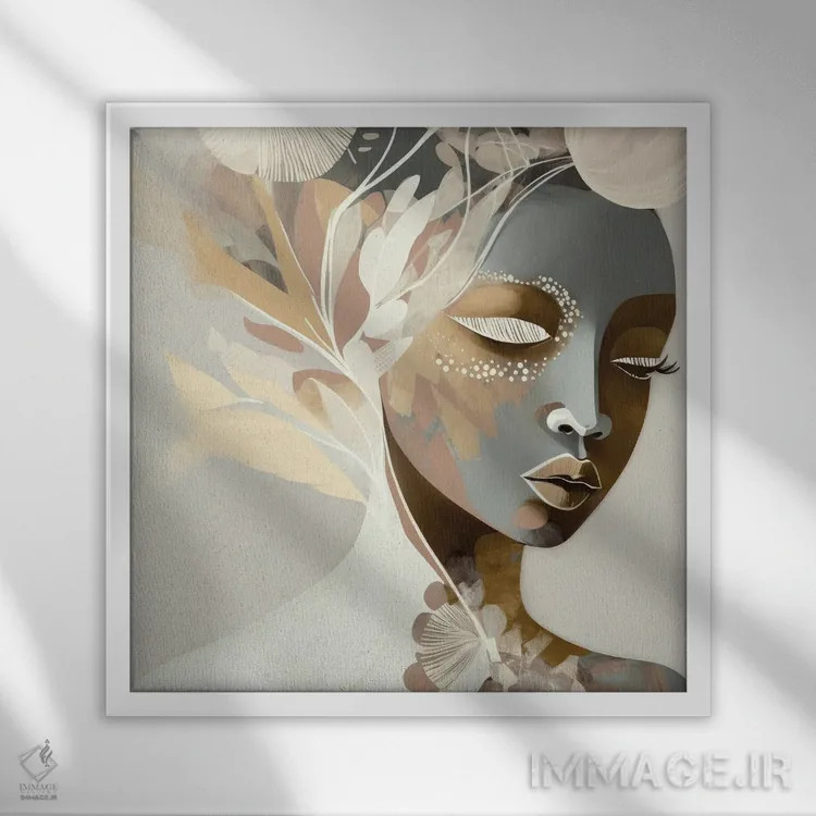 تابلو آنابل اثر بلا ایو - نمای قابدار سفید