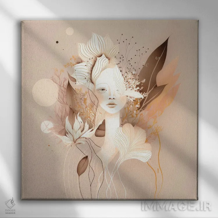 تابلو فائونا فیونا اثر بلا ایو - نمای روبهرو روی دیوار