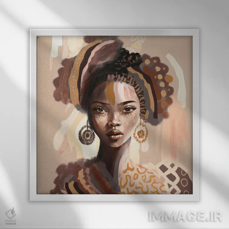 تابلو آمارا اثر بلا ایو - نمای قابدار سفید