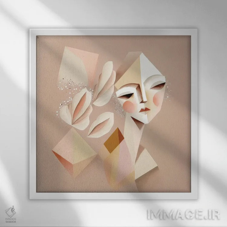 تابلو بتی بلوک اثر بلا ایو - نمای قابدار سفید