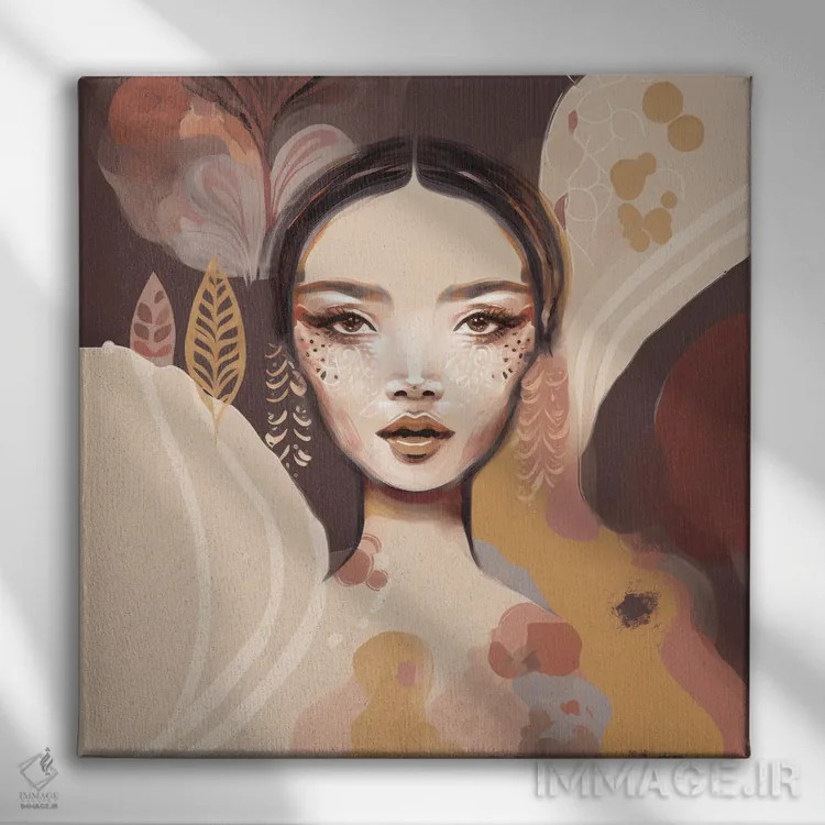 تابلو کائوری (نام ژاپنی) اثر بلا ایو - نمای روبهرو روی دیوار