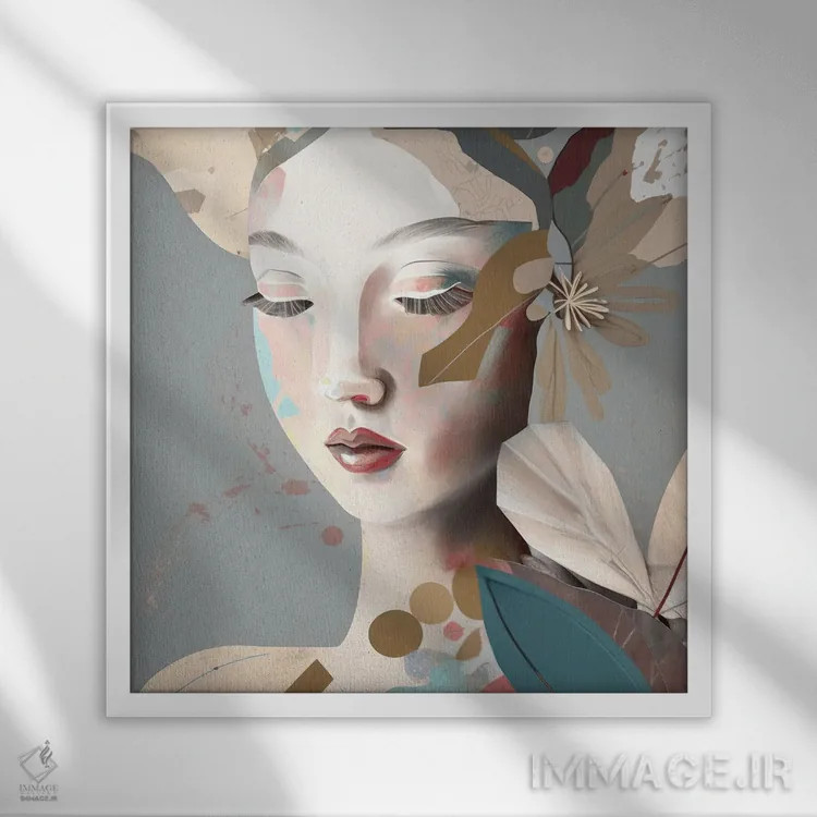 تابلو دوری اثر بلا ایو - نمای قابدار سفید