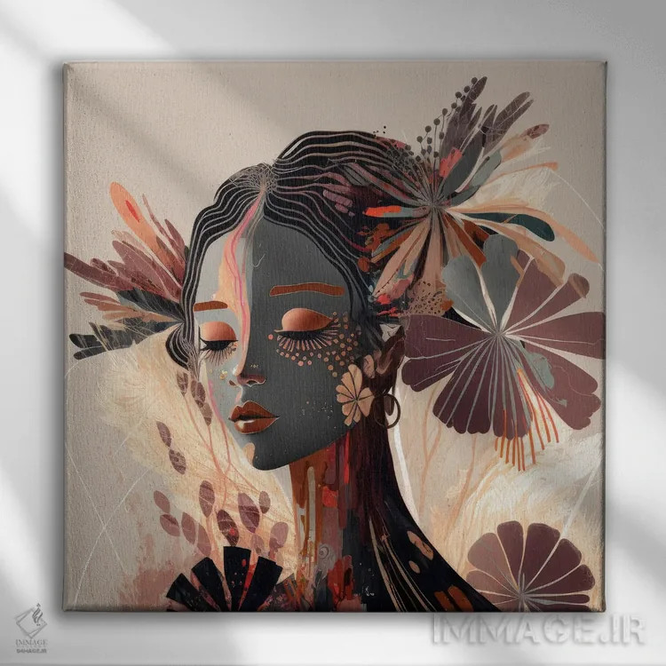 تابلو لوکی (اسطوره اسکانباوراوی) اثر بلا ایو - نمای روبهرو روی دیوار