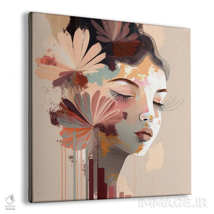 تابلو زهرا اثر بلا ایو - نمای پرسپکتیو محصول