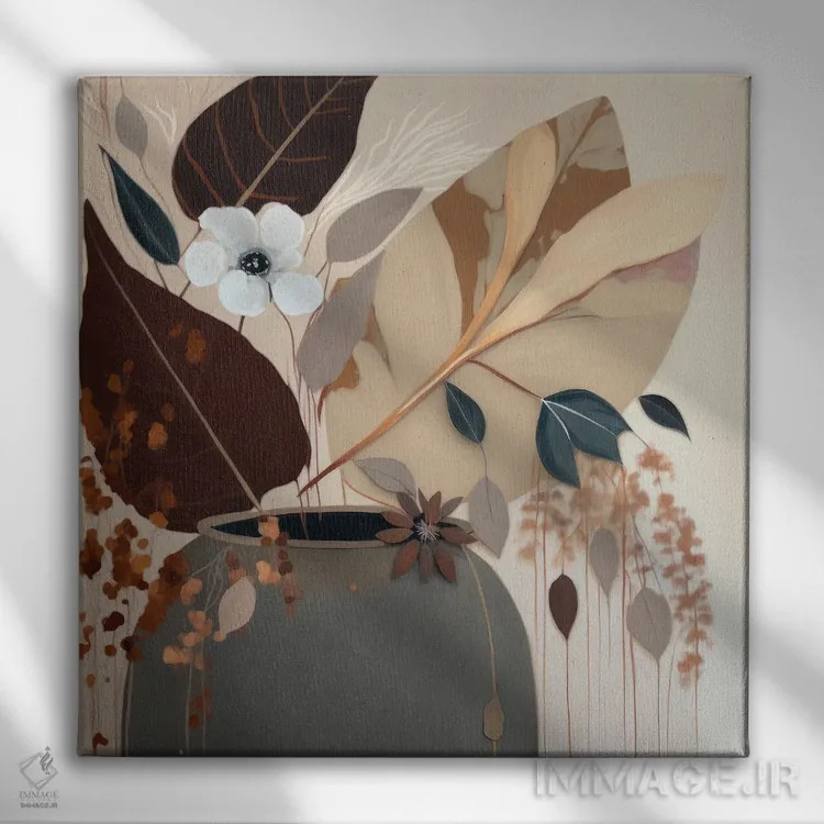 تابلو عطر گلهای زیبا اثر بلا ایو - نمای روبهرو روی دیوار