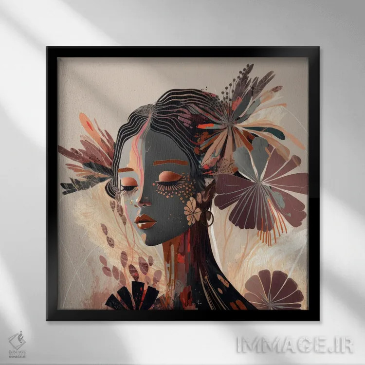 تابلو لوکی (اسطوره اسکانباوراوی) اثر بلا ایو - نمای قابدار مشکی