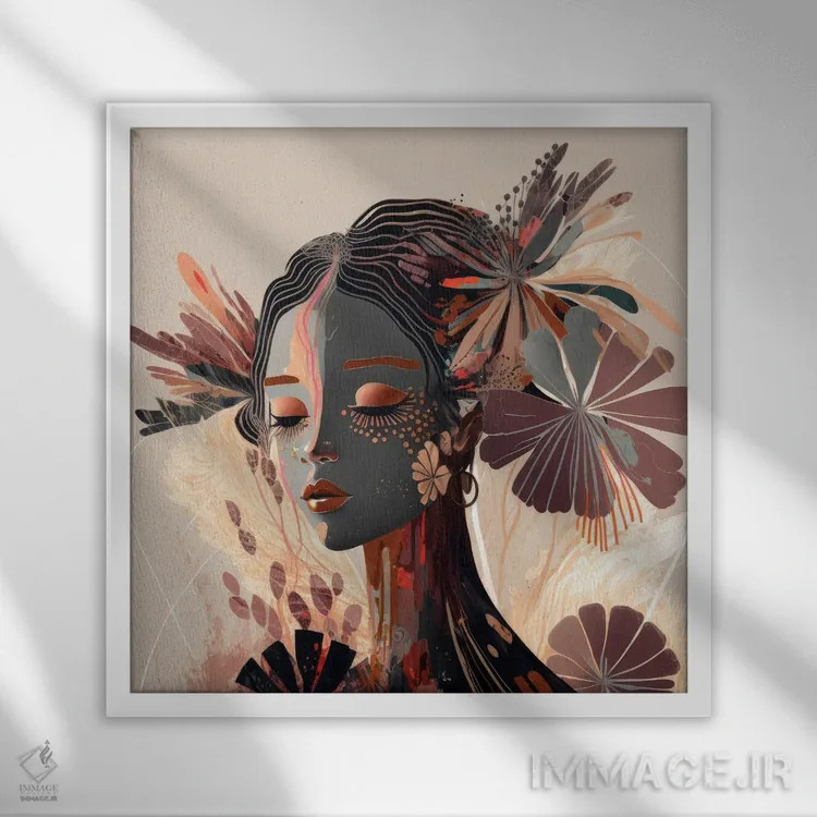 تابلو لوکی (اسطوره اسکانباوراوی) اثر بلا ایو - نمای قابدار سفید
