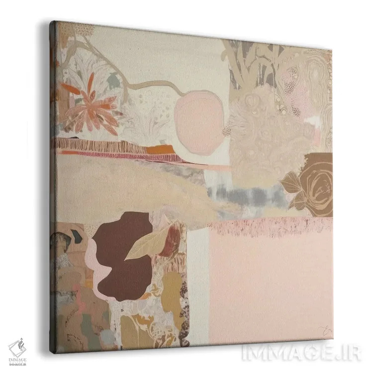 تابلو کلاژ زیبای زمین اثر بلا ایو - نمای پرسپکتیو محصول