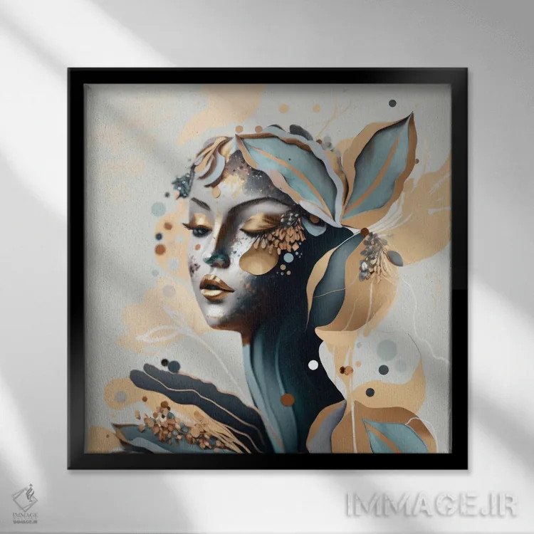 تابلو اسکای (آسمان) اثر بلا ایو - نمای قابدار مشکی