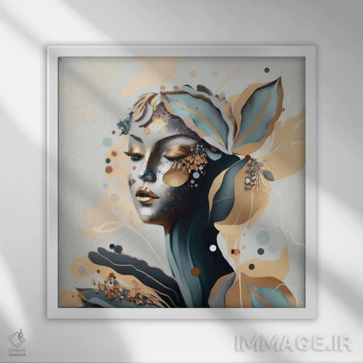 تابلو اسکای (آسمان) اثر بلا ایو - نمای قابدار سفید