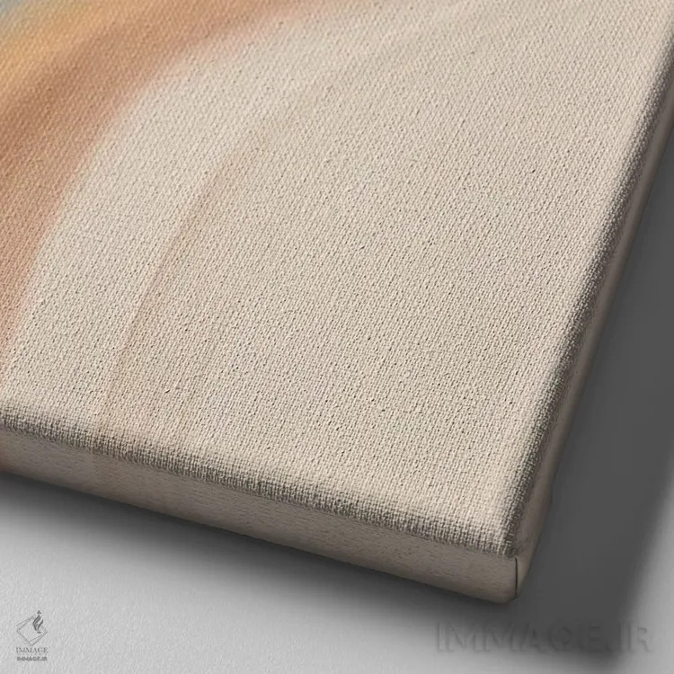 تابلو گلبرگهای شستهشدهٔ زیبا اثر بلا ایو - نمای نزدیک بافت بوم