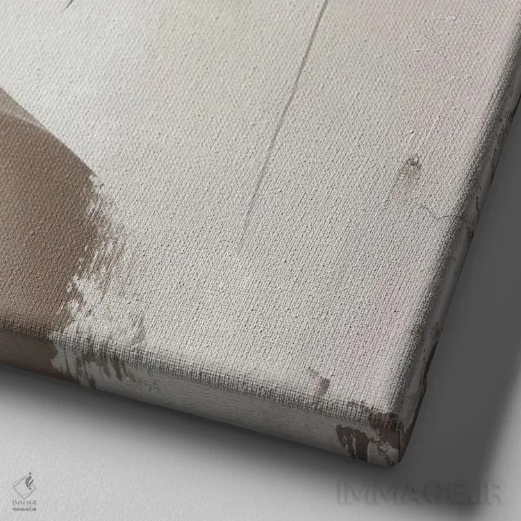 تابلو پروانهگل (ترکیبی پروانه و گل) اثر بلا ایو - نمای نزدیک بافت بوم