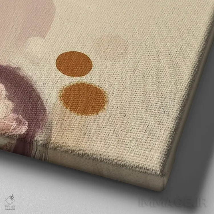 تابلو Landscape,سرخشده در آرامش (منظره) اثر بلا ایو - نمای نزدیک بافت بوم