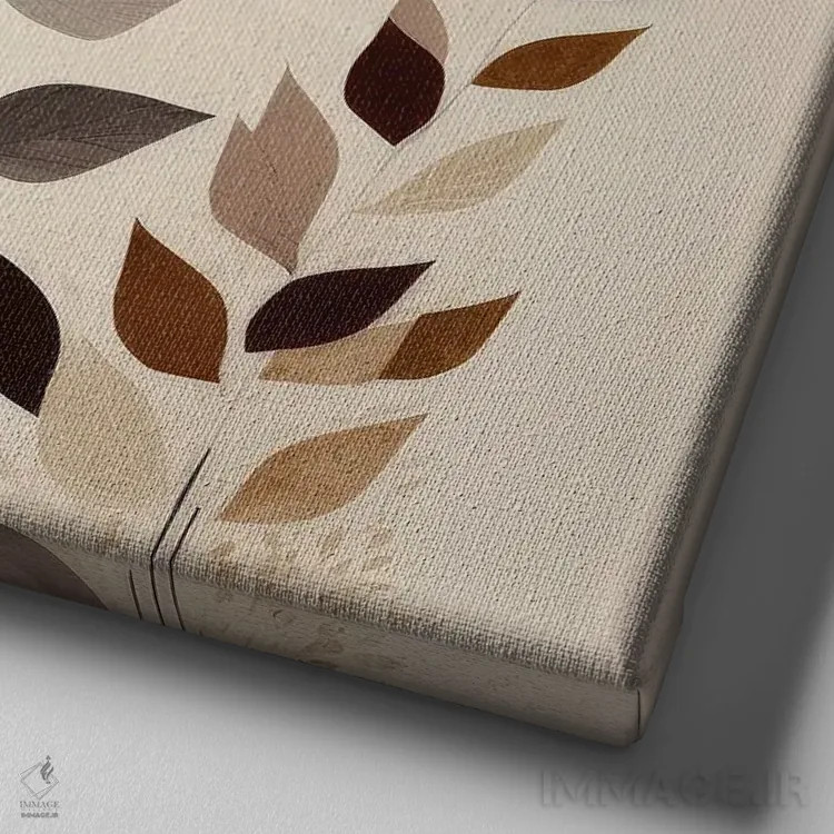 تابلو نسیم بوهو اثر بلا ایو - نمای نزدیک بافت بوم