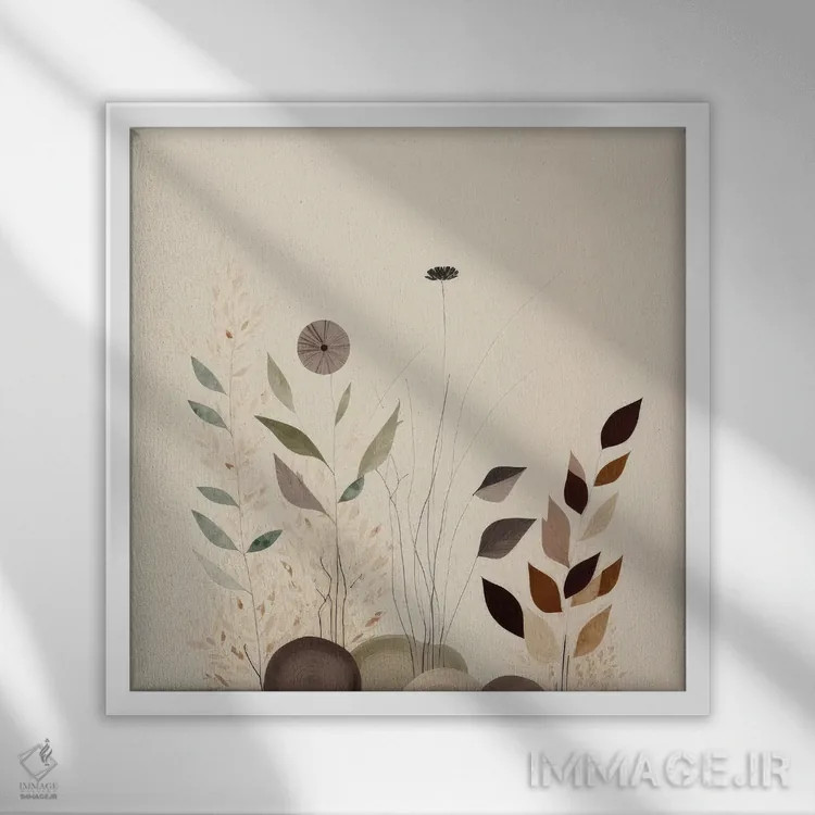 تابلو نسیم بوهو اثر بلا ایو - نمای قابدار سفید