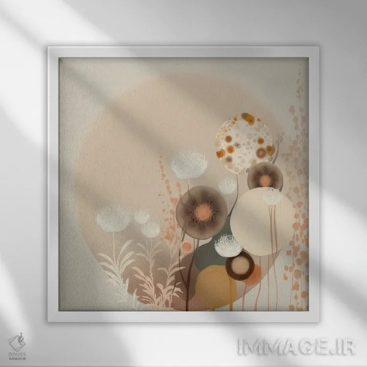 تابلو روح بوهمیایی اثر بلا ایو - نمای قابدار سفید