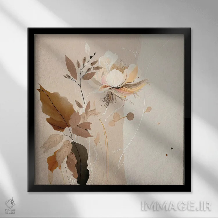 تابلو فائونا فیونا اثر بلا ایو - نمای قابدار مشکی