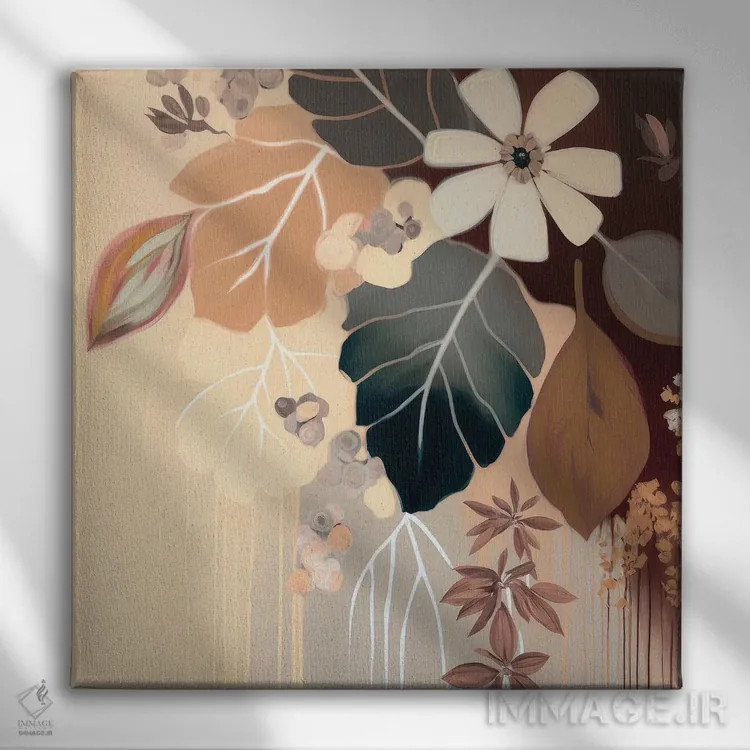 تابلو دستهگل مدرن اثر بلا ایو - نمای روبهرو روی دیوار