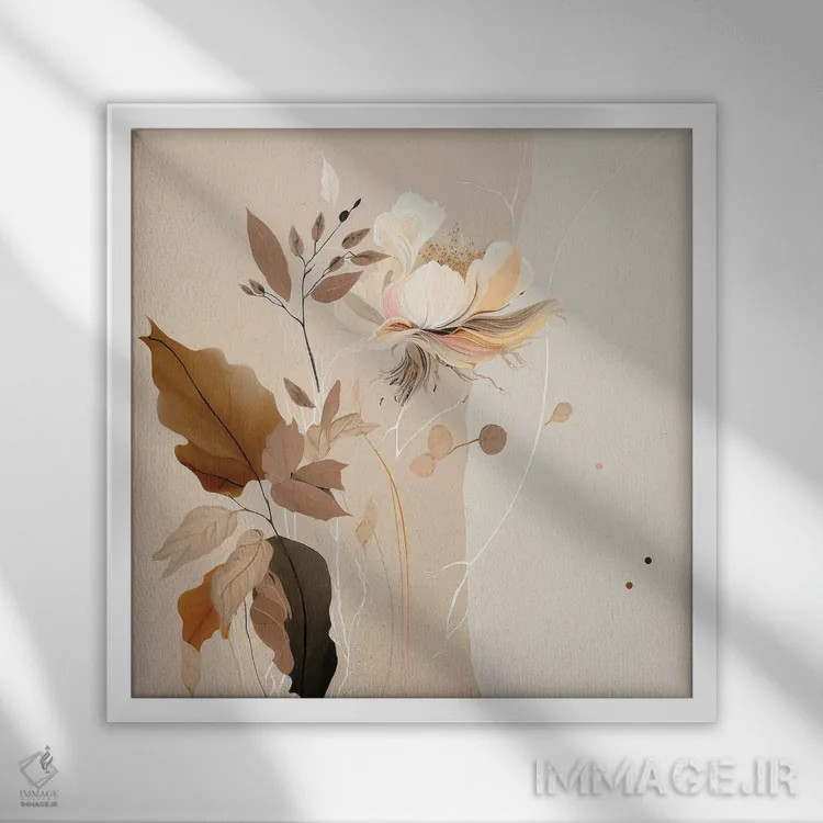 تابلو فائونا فیونا اثر بلا ایو - نمای قابدار سفید