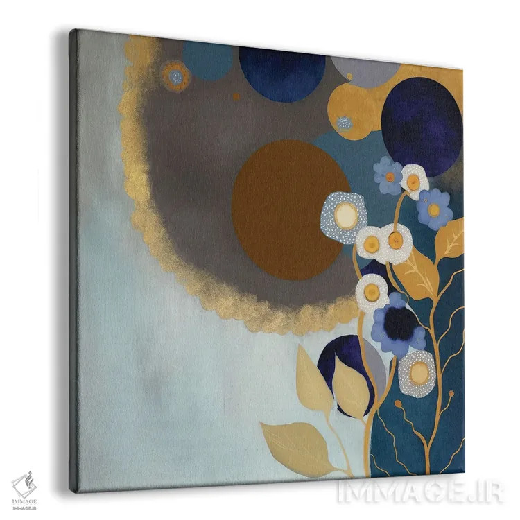 تابلو شکوفهٔ نیمهشب مدرن ۳ اثر بلا ایو - نمای پرسپکتیو محصول