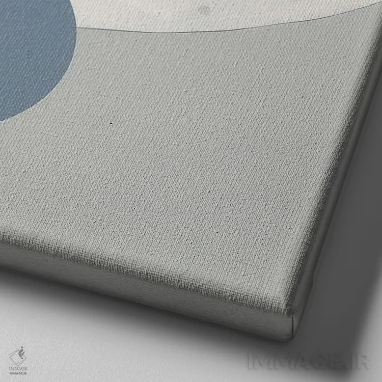 تابلو آرامش مدرن اثر بلا ایو - نمای نزدیک بافت بوم