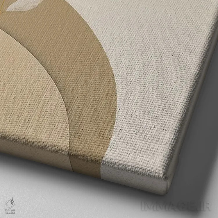 تابلو مزرعهٔ طلوع صبحگاهی اثر بلا ایو - نمای نزدیک بافت بوم