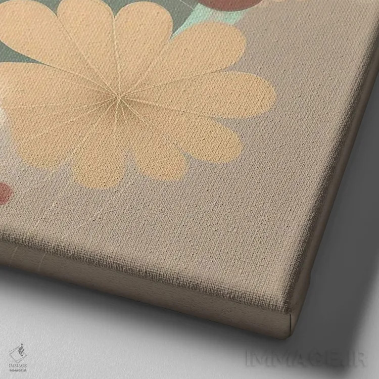 تابلو سویفت مدرن (پرنده) اثر بلا ایو - نمای نزدیک بافت بوم