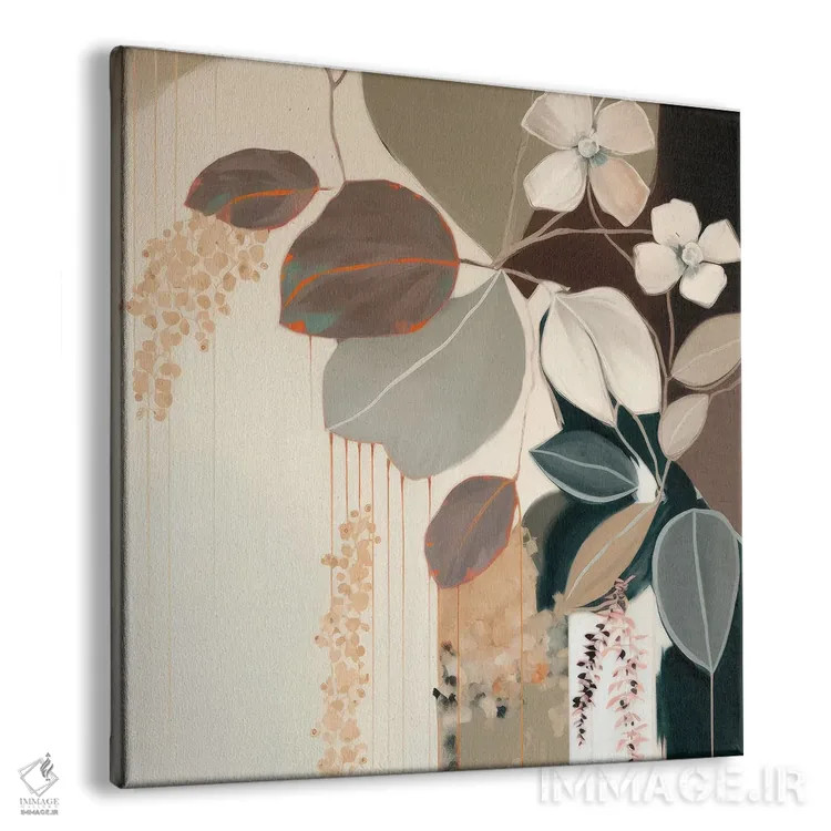تابلو گیاهان نقاشیشده اثر بلا ایو - نمای پرسپکتیو محصول