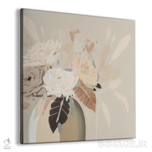 تابلو گلهای نرم و شیرین اثر بلا ایو - نمای پرسپکتیو محصول