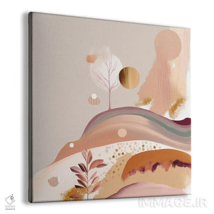 تابلو تپهزارهای سورئال آرامش اثر بلا ایو - نمای پرسپکتیو محصول