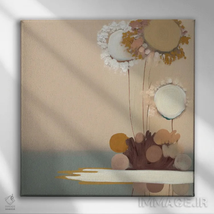 تابلو روزهای آفتابی اثر بلا ایو - نمای روبهرو روی دیوار