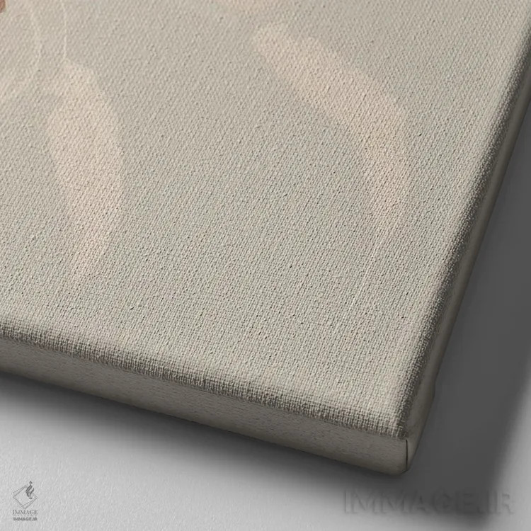 تابلو گلهای نرم و شیرین اثر بلا ایو - نمای نزدیک بافت بوم