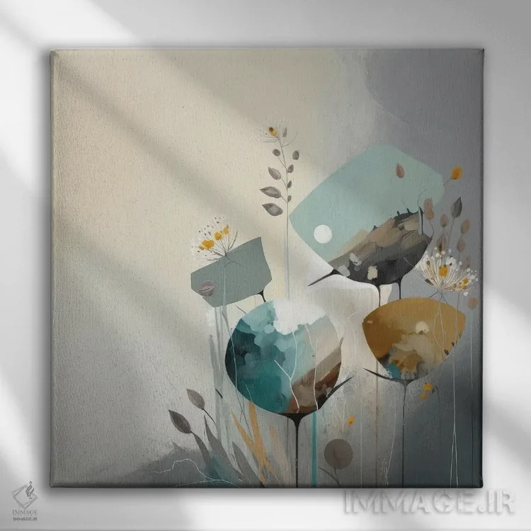 تابلو لالایی پرندهٔ مهربان اثر بلا ایو - نمای روبهرو روی دیوار