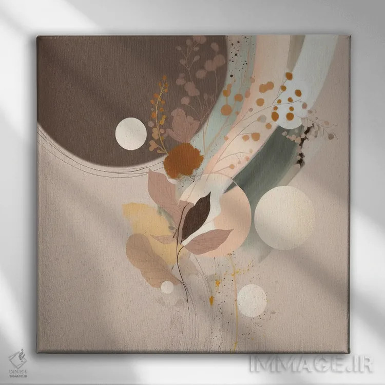 تابلو فرار شیرین اثر بلا ایو - نمای روبهرو روی دیوار