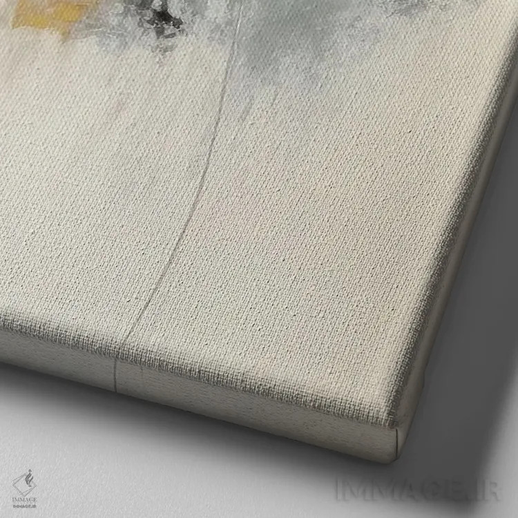 تابلو آنابل (نام خاص) اثر بلا ایو - نمای نزدیک بافت بوم