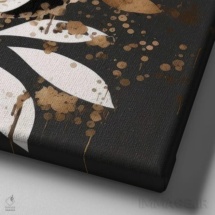 تابلو گرگ و میش گرمسیری اثر بلا ایو - نمای نزدیک بافت بوم