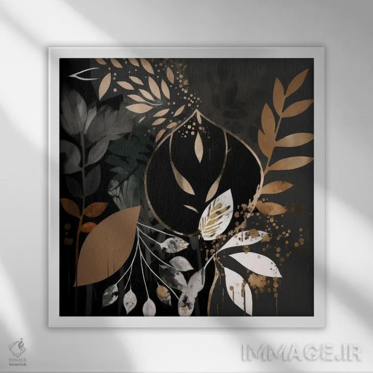 تابلو گرگ و میش گرمسیری اثر بلا ایو - نمای قابدار سفید