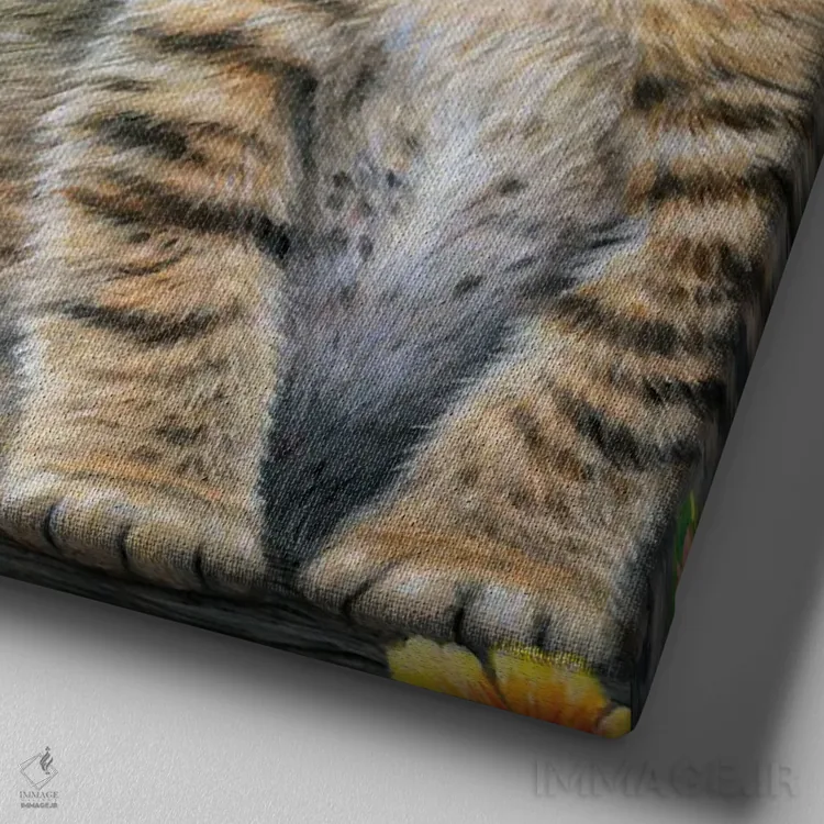 تابلو باغ تابیتا اثر بریجت واث - نمای نزدیک بافت بوم