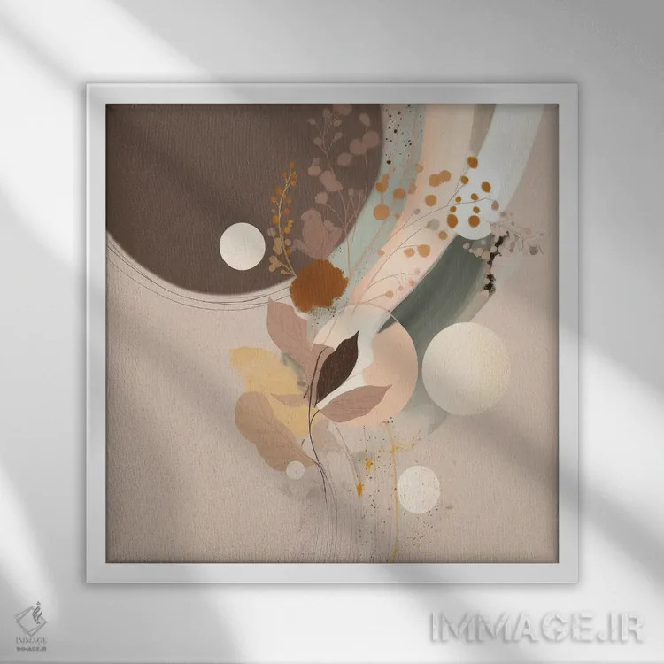 تابلو فرار شیرین اثر بلا ایو - نمای قابدار سفید