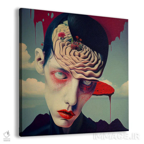 تابلو ذهن پوسته تخممرغی ۲ (۲۰۲۳) اثر برین ویو کالت - نمای پرسپکتیو محصول