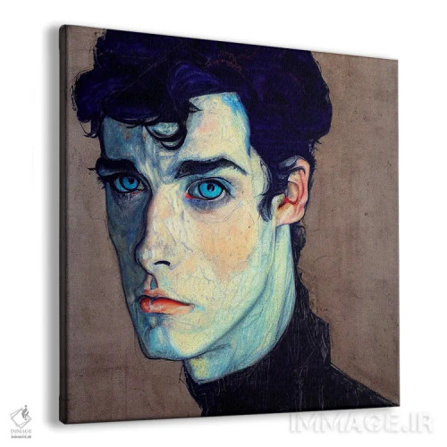 تابلو چشمان آبی (۲۰۲۳) اثر برین ویو کالت - نمای پرسپکتیو محصول